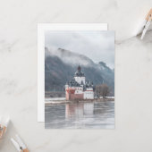 Carte Château de Pfalzgrafenstein - Allemagne (Devant/Arrière en situation)