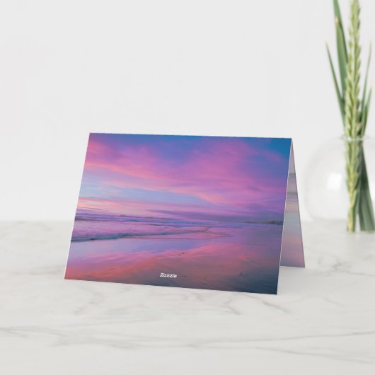 Carte Château de sable de l'amour (Dos)