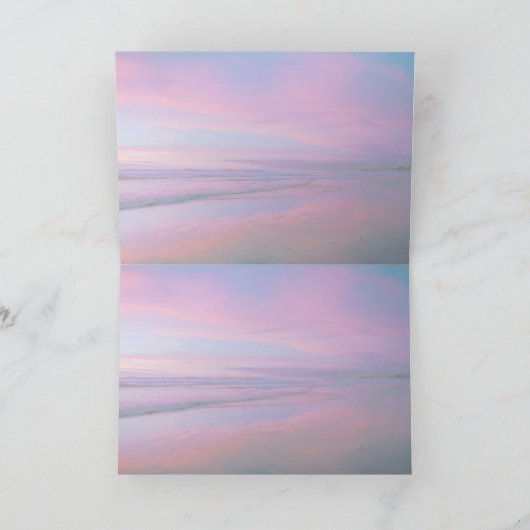 Carte Château de sable de l'amour (Intérieur)