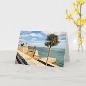 Carte Château de San Marcos, St Augustine, FL  (Fleur jaune)