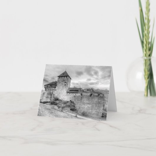 Carte Château de Vaduz Liechtenstein (Devant)