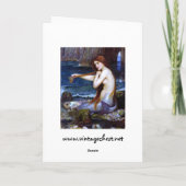 Carte Château d'eau : La sirène (Dos)