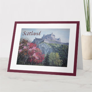 Carte Château d'Édimbourg Ecosse beaux-arts par Pola.B.A
