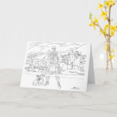 Carte Château d'Eilean Donan, Écosse (Fleur jaune)