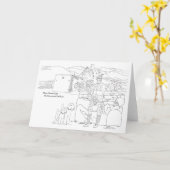 Carte Château d'Eilean Donan, Écosse (Fleur jaune)