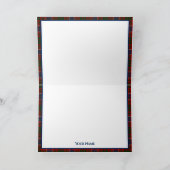 Carte Château d'Eilean Donan personnalisé - Clan MacRae (Intérieur)