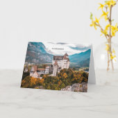 Carte Château du Liechtenstein (Fleur jaune)