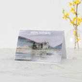 CARTE CHÂTEAU ÉCOSSE (Fleur jaune)