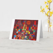 Carte Château et Soleil, Paul Klee (Fleur jaune)