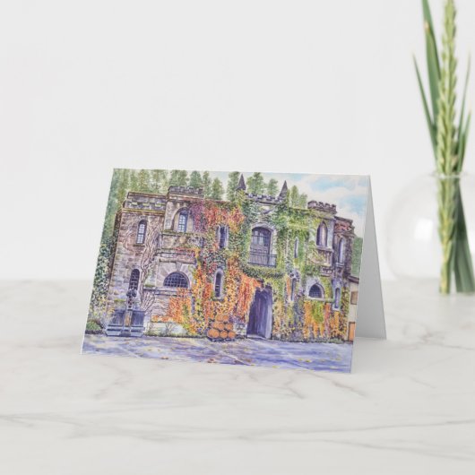 Carte Château Montelena (Devant)