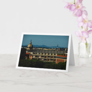 Carte Château Saint-Ange vue sur Parco Adriano, Rome