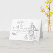 Carte Château Stalker, Argyll Écosse (Fleur jaune)