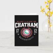 Carte Chatham Ma Cape Cod Souvenir Plage requin Nautique (Fleur jaune)