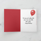 Carte Chaton d'anniversaire dormant dans une chaussure r (Intérieur)