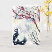 Carte Chaton de Chickadee (Fleur jaune)