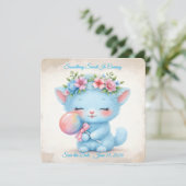 Carte Chaton Mignon Chat (Debout devant)