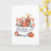 Carte Chatons de la récolte (Fleur jaune)