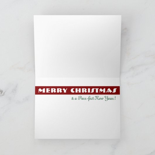 Carte Chatons de Noël | Chatons de Nöel Card (bébête) (Intérieur)