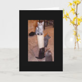 Carte Chatons Jouer (Fleur jaune)