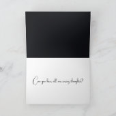 Carte Chats au clair de lune pour penser à vous (Intérieur)