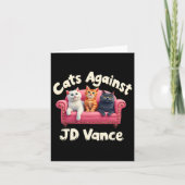 Carte Chats Contre Jd. Vance Chat sans enfant Lady Couch (Devant)