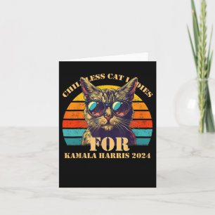 Carte Chats Dames vintages Pour Enfants Pour Kamala Harr