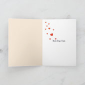 Carte Chats d'amour au coeur rouge (Intérieur)