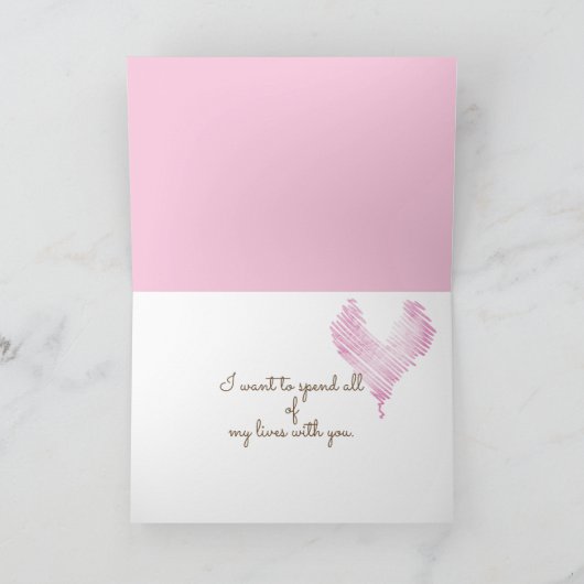 Carte Chats d'anniversaire au lit (Intérieur)