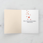 Carte Chats d'anniversaire heureux avec un coeur (Intérieur)