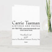 Carte Chats de centre (Dos)