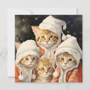 Carte Chats de fête