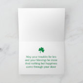 Carte Chats de la Saint-Patrick (Intérieur)