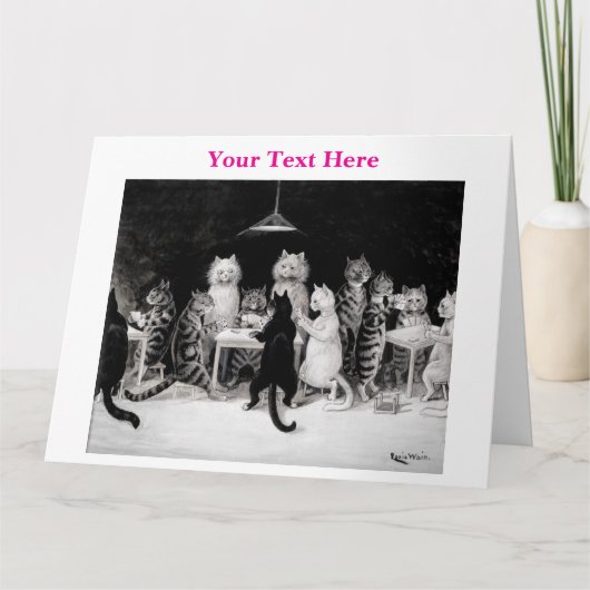 Carte Chats de Louis Wain 3 (Devant)