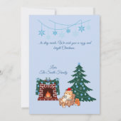 Carte Chats de Noël drôles (Dos)