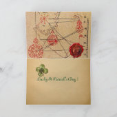 Carte CHATS DE PIRATE ET PEINTS DE BIÈRE VERTS, Saint Pa (Intérieur)