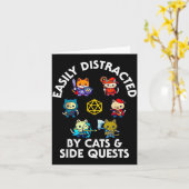 Carte Chats de quête secondaire de joueur de Rpg drôle d (Fleur jaune)