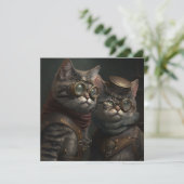 Carte Chats de Steampunk (Debout devant)