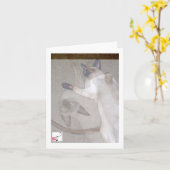 Carte Chats de vol (Fleur jaune)
