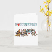 Carte Chats Dogbusters (Fleur jaune)