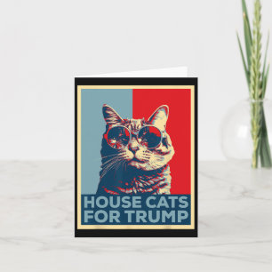Carte Chats domestiques pour Trump 2024