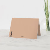 Carte Chats drôles et Père Noël (Dos)