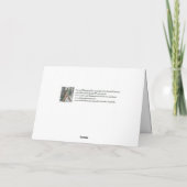 Carte "Chats et baisers" (Dos)