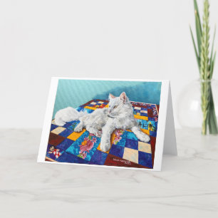 Carte Chats et courtepointes-nouilles