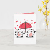 Carte Chats Je T'Aime (Fleur jaune)