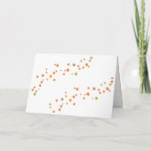 Carte Chats mignons dans des feuilles d'automne, Hallowe (Dos)