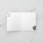 Carte Chats mignons joyeux anniversaire (Intérieur)