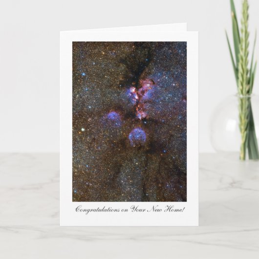 Carte Chats Paw Nebula, Félicitations pour votre nouvell (Devant)