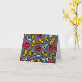 Carte Chats plus bananes (Fleur jaune)