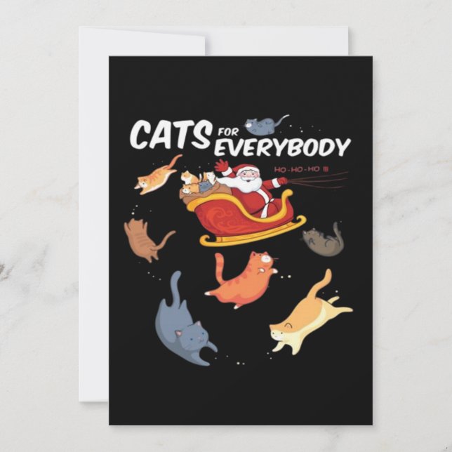 Carte Chats pour tout le monde  (Devant)
