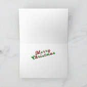 Carte Chats qui chantent des chants de Noël (Intérieur)